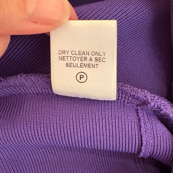 Alice + Olivia Royal Purple Bodycon Mini Dress XS - Picture 7 of 7